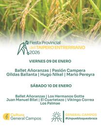 Grilla 37 edición Fiesta Provincial del Taipero Entrerriano